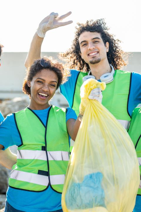 Beach cleanup - sustainability