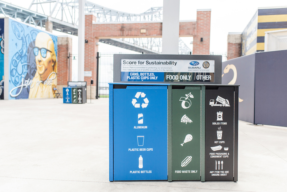 Compost Recycling Bins Helped Subaru Park Philadelphia Union Go Zero Landfill