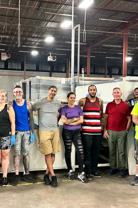 The Crossroads Solar team.