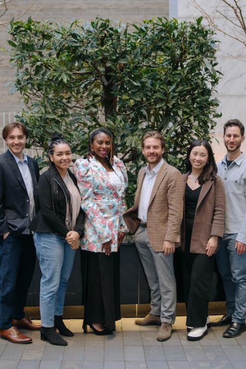 The founders of the artificial intelligence startups in the most recent Fast Forward cohort.