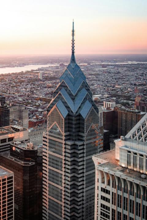 The Philadelphia skyline — financial resilience