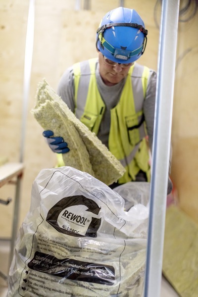 Paroc Rewool insulation take-back