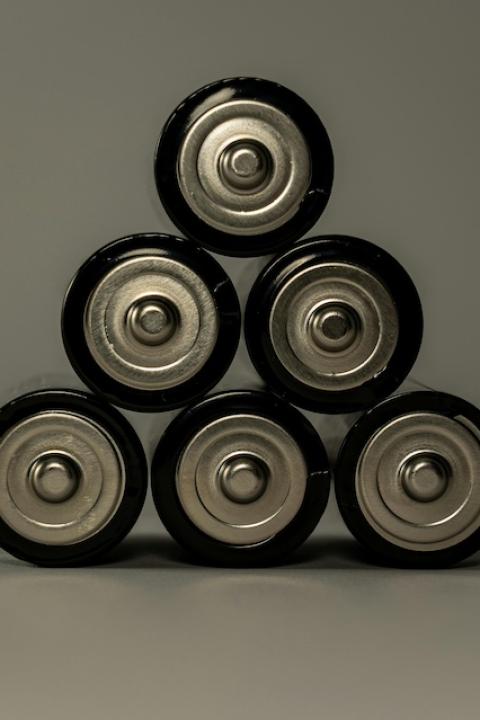 A stack of batteries — sodium-ion batteries