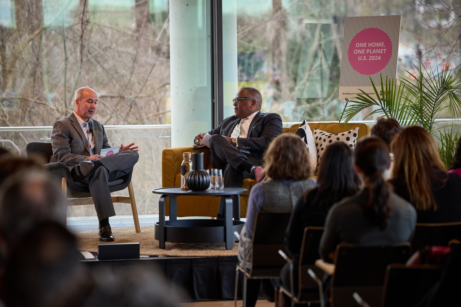 Stephen K. Benjamin speaking at the Ikea One Home One Planet U.S. event