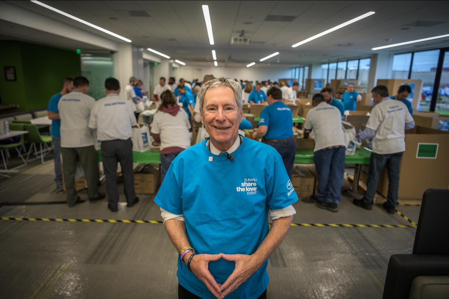 Subaru Share the Love Event - CEO Tom Dole - giving back to the community