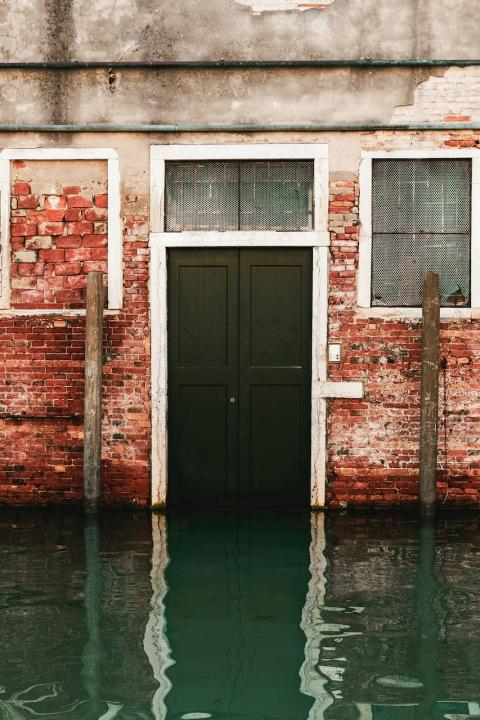 tidal flooding venice italy - flood - floods