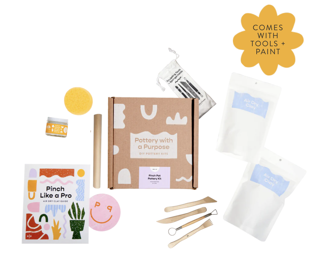 Pottery With a Purpose Beginner Pottery Kit — sustainable holiday gifts