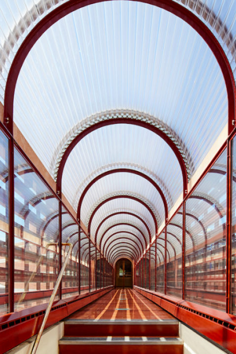 SC Johnson plans to reduce its energy consumption at its Frank Lloyd Wright-designed corporate headquarters in Racine, Wisconsin through the use of a geothermal system to provide heating and cooling for the complex's buildings.